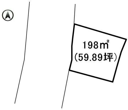 Compartment figure. Land price 6 million yen, Land area 198 sq m compartment view