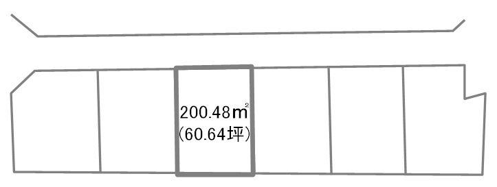 Compartment figure. Land price 10,310,000 yen, Land area 200.48 sq m