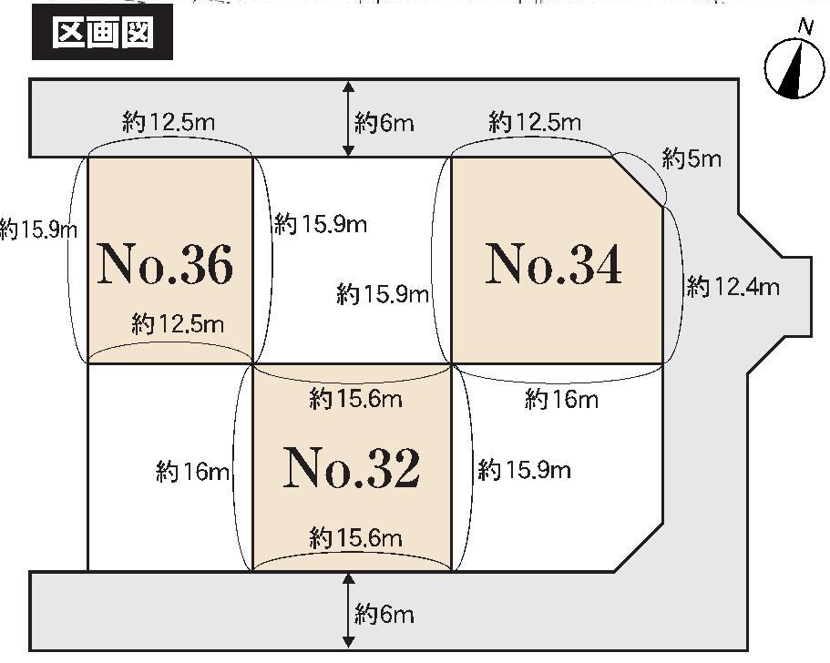 Compartment figure. Land price 7.98 million yen, Land area 200.01 sq m No.36