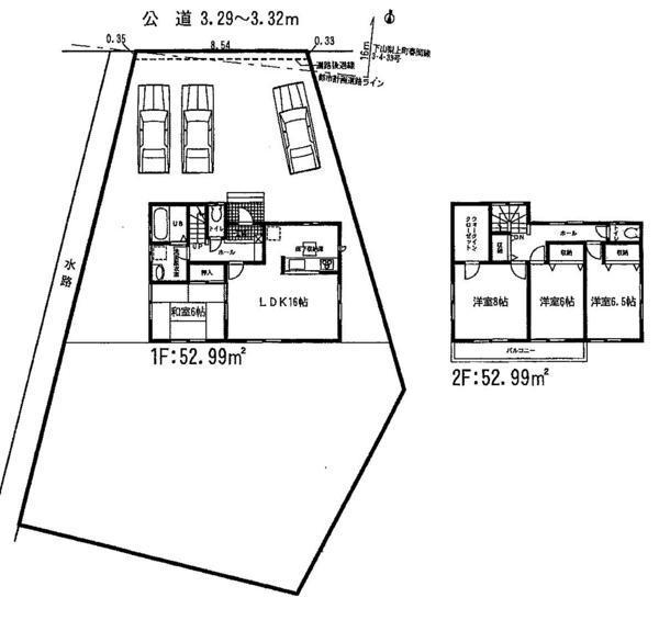 Floor plan. 22,800,000 yen, 4LDK, Land area 336.79 sq m , Building area 105.98 sq m