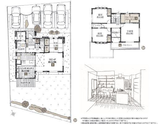 Floor plan. (34-2), Price 35,600,000 yen, 4LDK, Land area 257.39 sq m , Building area 114.11 sq m