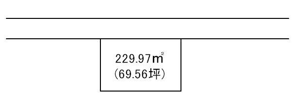 Compartment figure. Land price 5.56 million yen, Land area 229.97 sq m compartment view