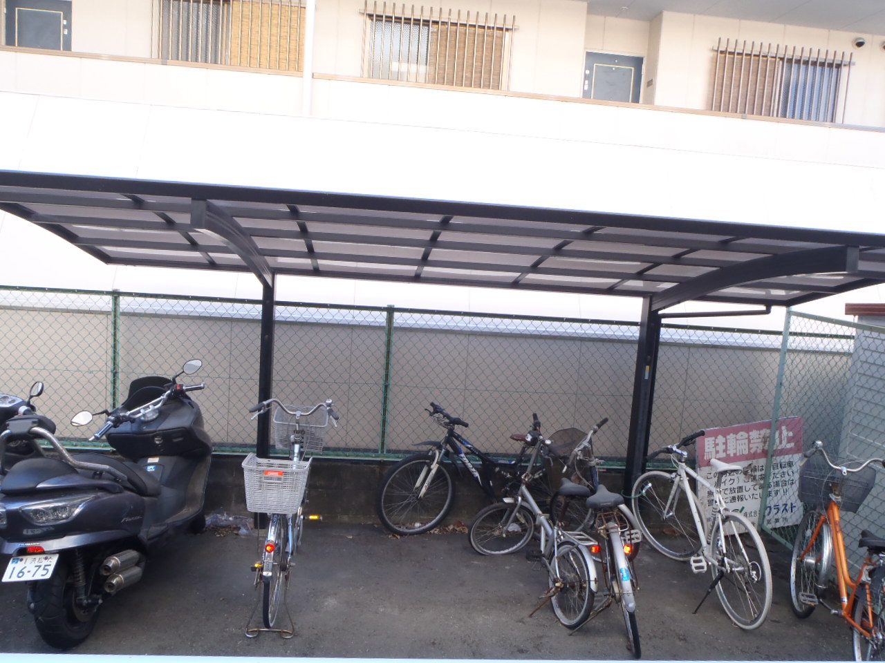 Other common areas. Bicycle-parking space