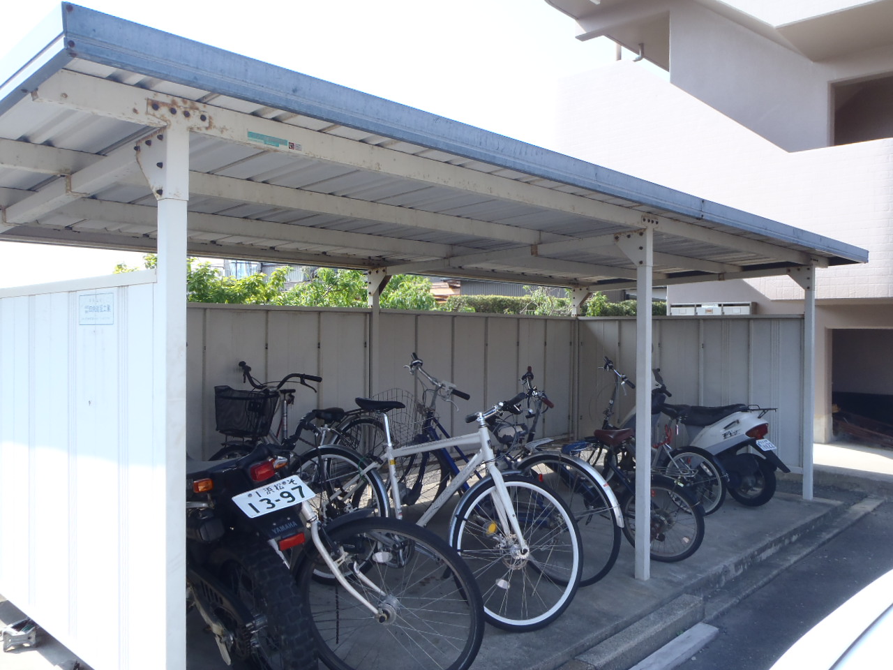 Other common areas. Bicycle-parking space