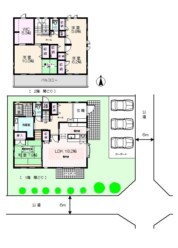 Floor plan. 46,900,000 yen, 4LDK, Land area 312.43 sq m , And in between the building area 148.09 sq m