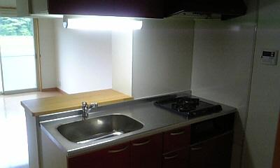 Kitchen. With gas stove