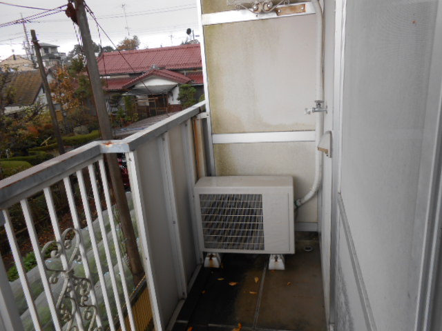 Other Equipment. There are washing machine storage on the balcony.