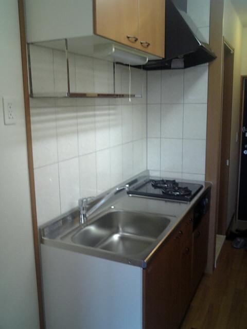 Kitchen. With gas stove