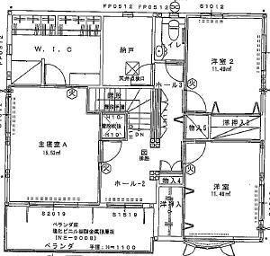 Floor plan. 36.5 million yen, 5LDK + S (storeroom), Land area 225.14 sq m , Building area 158.61 sq m 2F Floor Plan