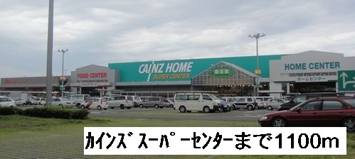 Supermarket. Cain super center to the (super) 1100m