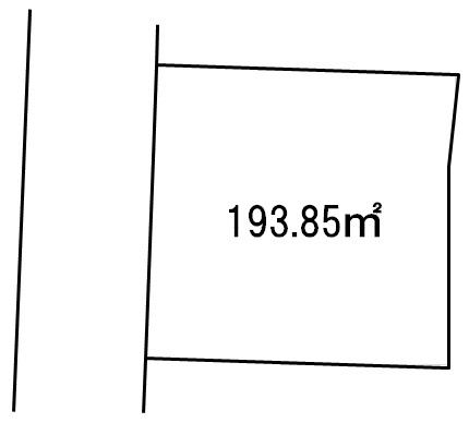 Compartment figure. Land price 14,080,000 yen, Land area 193.85 sq m
