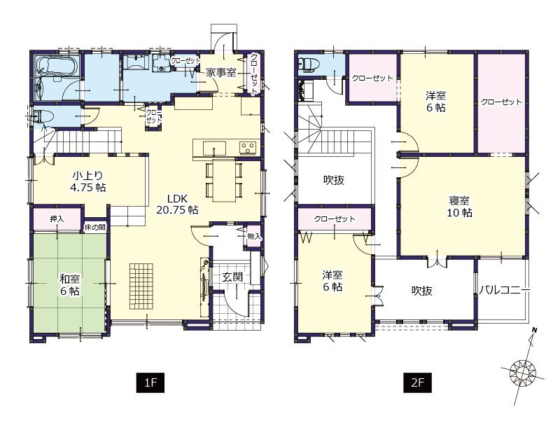 Floor plan. (C No. land), Price 36,980,000 yen, 4LDK, Land area 271.04 sq m , Building area 139.66 sq m