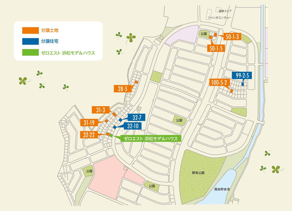 Local guide map. Kirari there along the Town Hamakita loop line. 