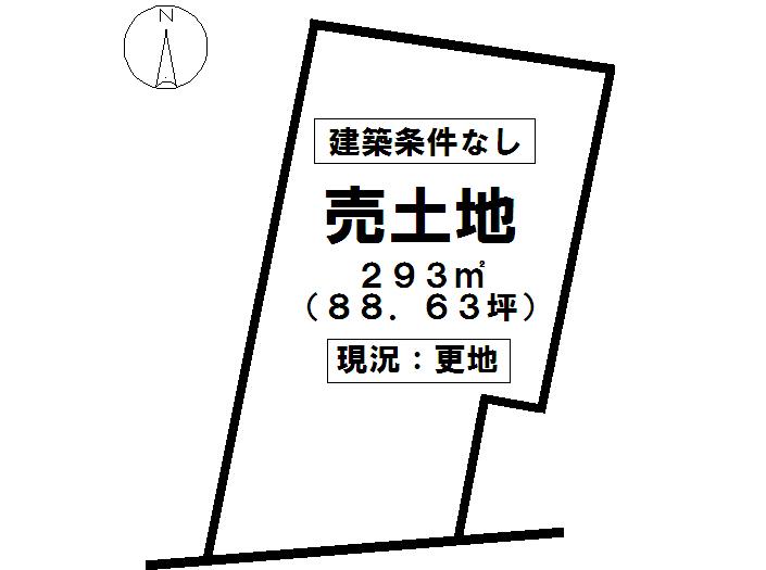 Compartment figure. Land price 7.53 million yen, Land area 293 sq m