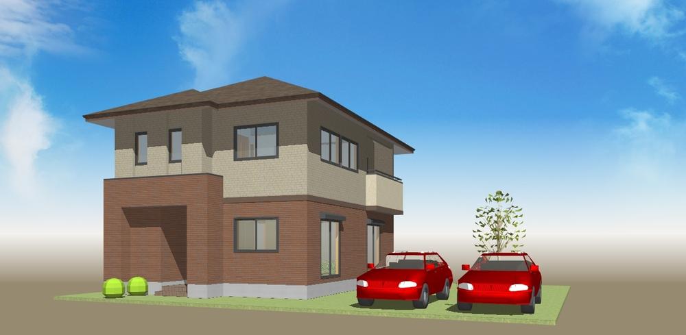 Building plan example (Perth ・ appearance). Building plan example