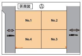 Compartment figure. Land price 14,330,000 yen, Land area 225.47 sq m