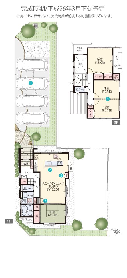 Floor plan. (15), Price 29,900,000 yen, 4LDK, Land area 270.97 sq m , Building area 110.01 sq m