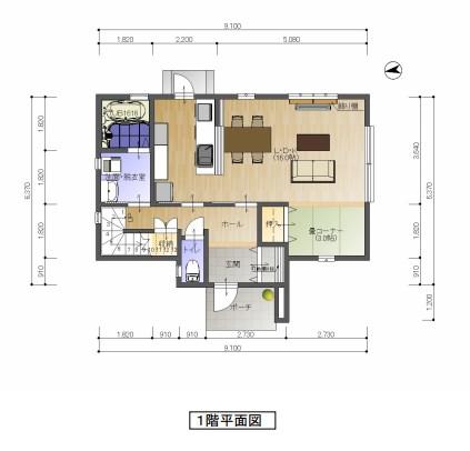 Floor plan. 32,980,000 yen, 4LDK, Land area 186.82 sq m , Building area 102.69 sq m