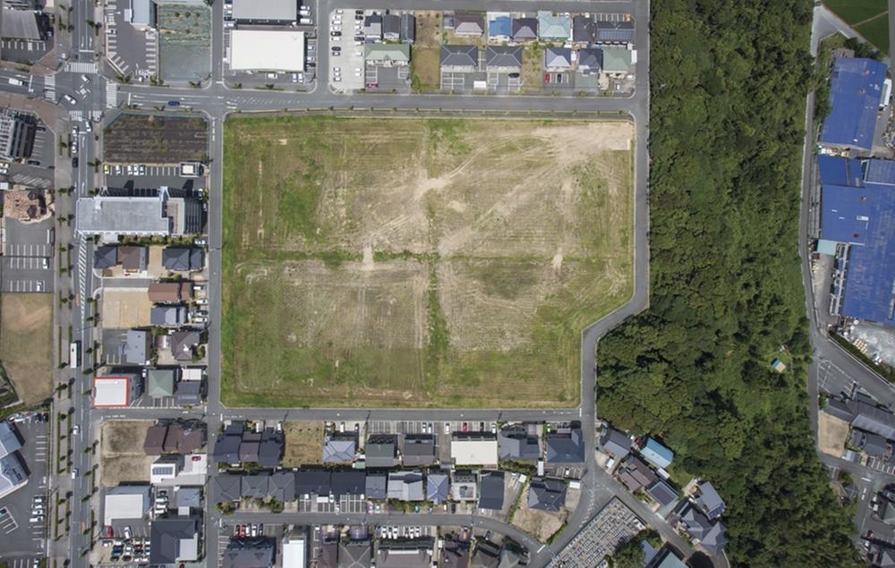 aerial photograph. Approximate center point of the local is [Above sea level about 40m. ]  ※ You may want to change after the construction completion. It is seen from the sky site (August 2012) shooting