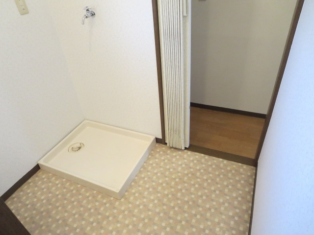 Washroom. It is a photograph of the same type type.