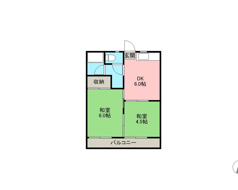 Other. Is a floor plan of Building A. 2DK: 39 sq m