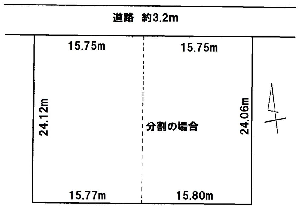 Compartment figure. Land price 22,869,000 yen, Land area 756 sq m
