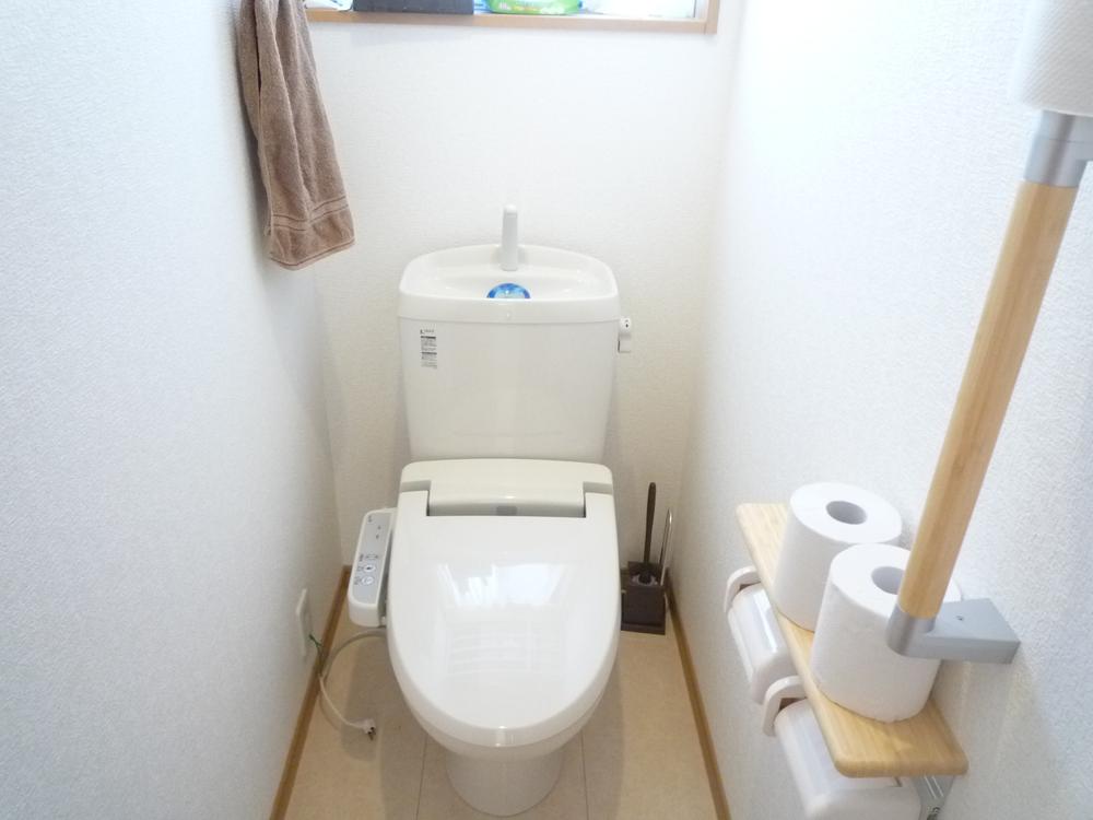 Toilet. Bright toilet