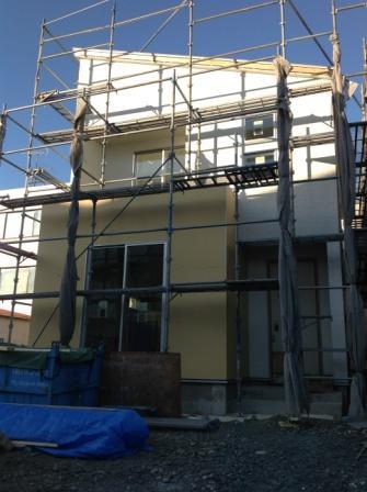 Local appearance photo. December 12 shooting.  We put the outer wall. 