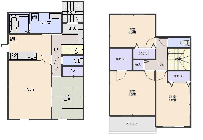 Floor plan. 24,900,000 yen, 4LDK, Land area 269.13 sq m , Building area 105.99 sq m