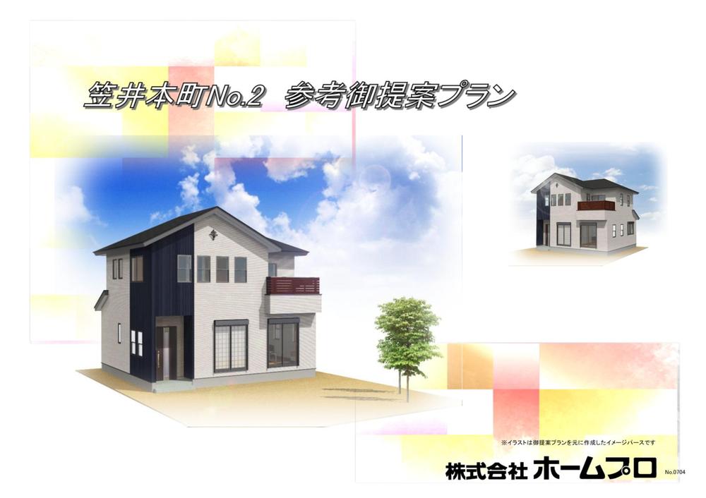 Building plan example (Perth ・ appearance). Building plan example (No. 2 place) building price 17,712,000 yen, Building area 105.16 sq m