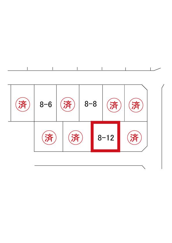 Compartment figure. Land price 15.6 million yen, Land area 175.55 sq m