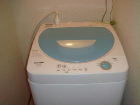 Bath. Washing machine