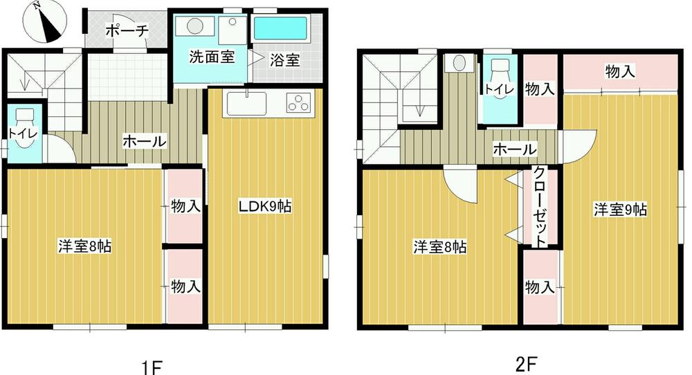 Floor plan. 14.8 million yen, 3LDK, Land area 504.11 sq m , Building area 96.05 sq m