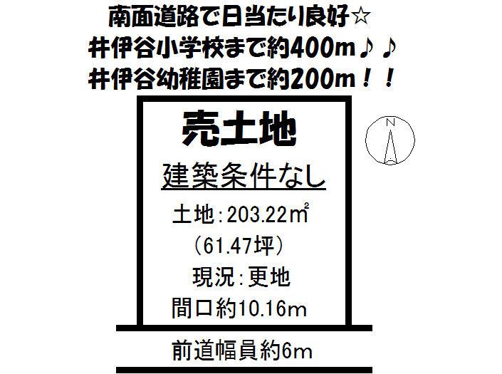 Compartment figure. Land price 9.5 million yen, Land area 203.22 sq m