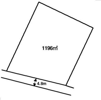 Compartment figure. Land price 18,089,000 yen, Land area 1,196 sq m