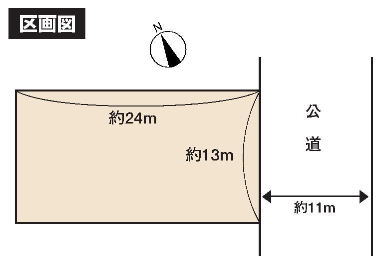 Compartment figure. Land price 10,830,000 yen, Land area 314.71 sq m