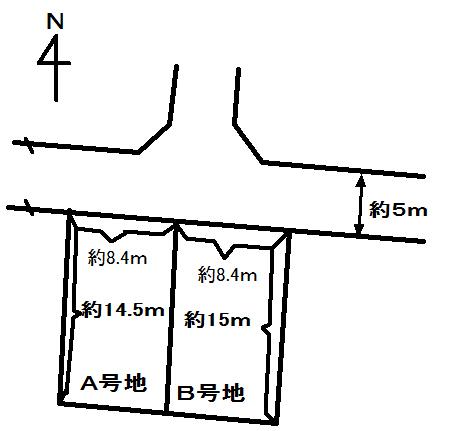Compartment figure. Land price 11.5 million yen, Land area 127 sq m