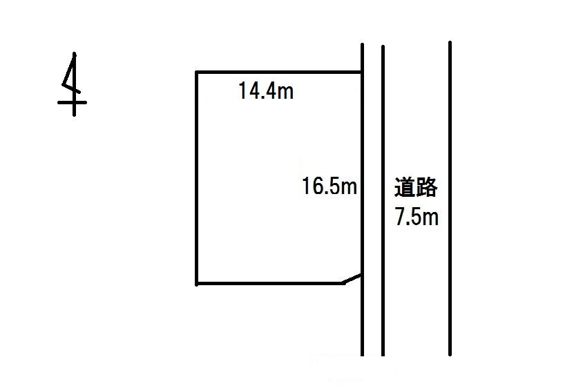 Compartment figure. Land price 13,680,000 yen, Land area 252 sq m