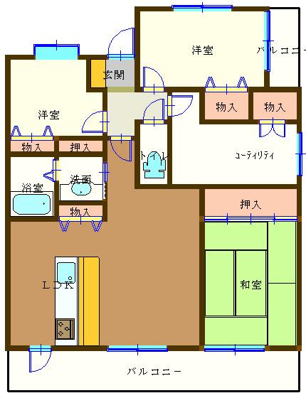 Floor plan. 4LDK, Price 17.8 million yen, Footprint 80.2 sq m , Balcony area 6.5 sq m sum 5.7 Hiroshi 6.5 ・ 4.3 LDK15