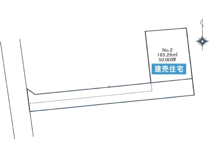 Compartment figure. 33,900,000 yen, 3LDK, Land area 165.29 sq m , Since the location that has entered the building area 109.29 sq m back, Worry families with car Road are less small children