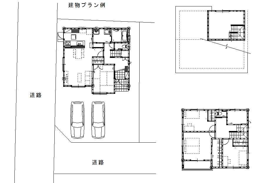 Building plan example (Perth ・ Introspection). Building plan example   [Free design] Boast the strength of all 4-sun pillar house Regalia