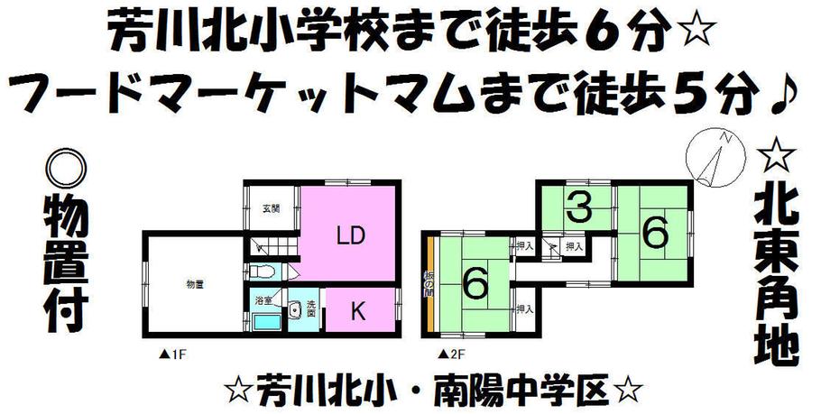 Floor plan. 11 million yen, 4LDK, Land area 94 sq m , Building area 84.81 sq m