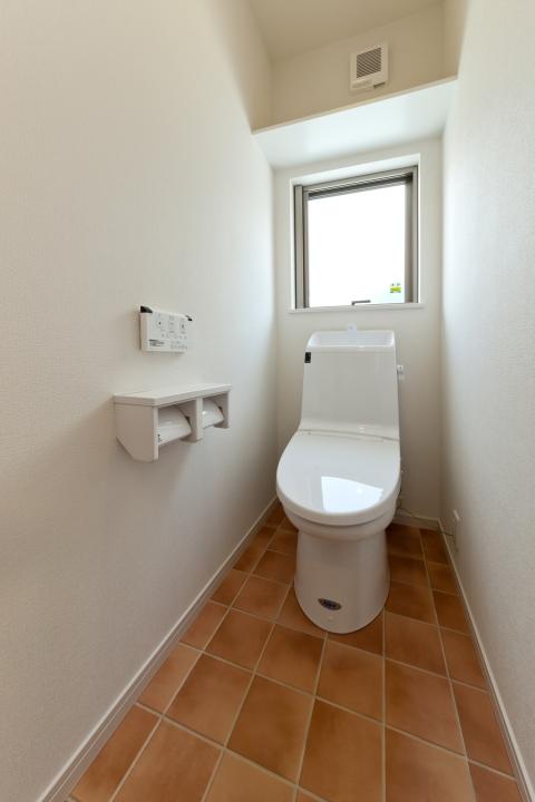 Toilet. Toilet with hot shower