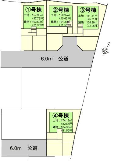Compartment figure. 21,800,000 yen, 4LDK, Land area 150.97 sq m , Building area 104.33 sq m
