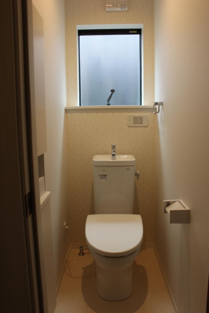 Toilet. Second floor of the toilet is a toilet seat heating specification. 