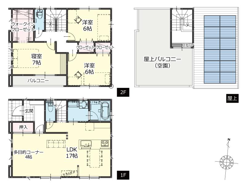 Floor plan. (C No. land), Price 33,980,000 yen, 3LDK, Land area 116.84 sq m , Building area 104.32 sq m