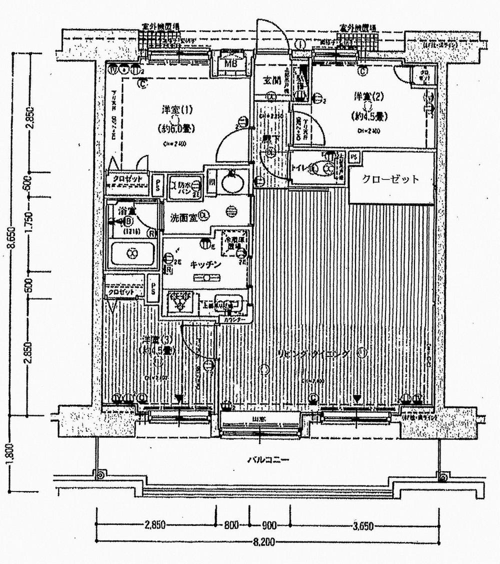 Floor plan. 3LDK, Price 14.8 million yen, Occupied area 70.56 sq m , Balcony area 14.16 sq m floor plan