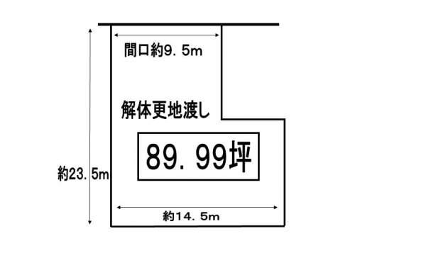 Compartment figure. Land price 24,800,000 yen, Land area 297.51 sq m compartment image