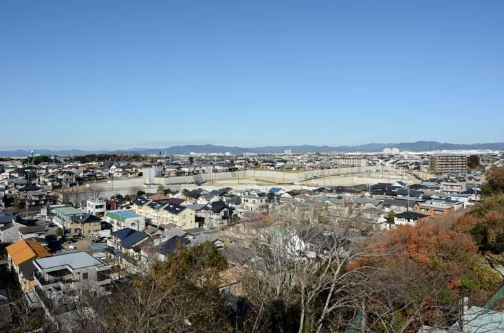 aerial photograph. It is seen from the fountain elementary school roof local (2012) shooting