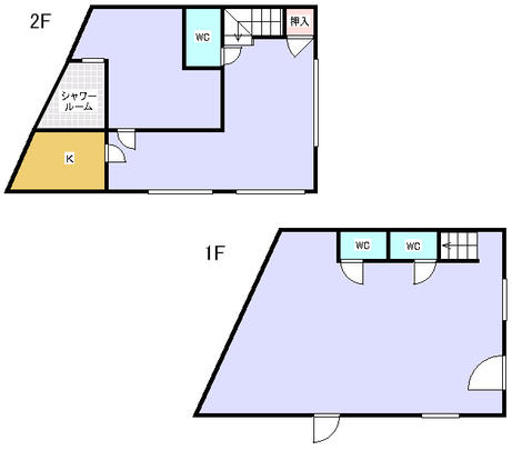 Floor plan. 15.8 million yen, 2K, Land area 60.18 sq m , Building area 88.66 sq m